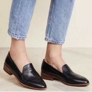 Madewell The Frances Leather Loafer Color: Black Size: 7.5